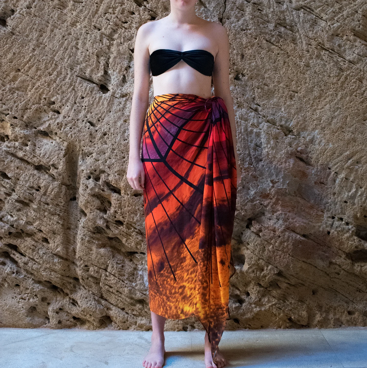 sun burst kimono — sea sage